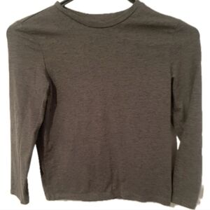 🟥3/15$ Kids Charcoal Long Sleeve Tee